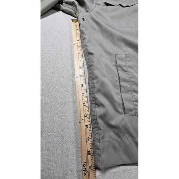 VTG Quicksilver Windbreaker Jacket Men’s XXL Brown Lightweight Full Zip 09/2012 - Picture 12 of 16